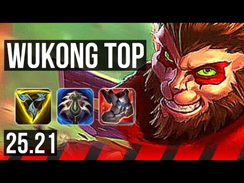 WUKONG vs YASUO (TOP) | 40k DMG, Godlike | KR Diamond | 25.21