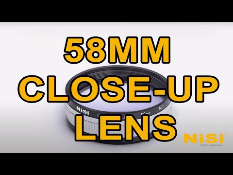 NiSi 58mm Close-Up Lens Kit with 49 and 52mm Step-Up Adapter Rings