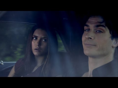TVD 3x3 - Elena and Damon on their way to Chicago | Delena Scenes HD
