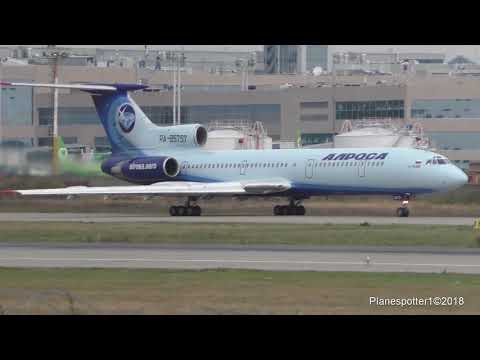 Tupolev Tu-154M RA-85757 Alrosa Takeoff Domodedovo 29.09.2018