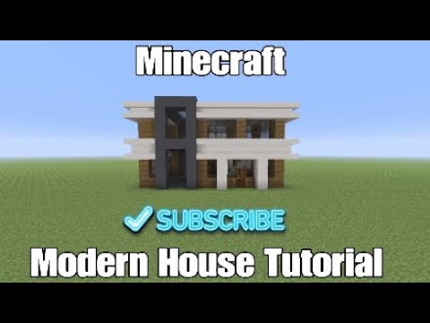 Minecraft Modern House Tutorial