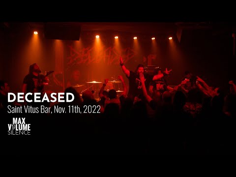 DECEASED live at Saint Vitus Bar, Nov. 11th, 2022 (FULL SET)