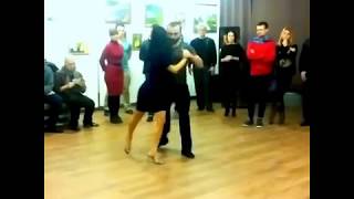 Ivanna Tikhomirova & Den Sheva  - Резюме открытого урока - Танго - 28.01.2018