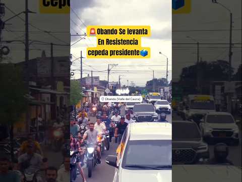 🔥 ¡OBANDO ESTALLA DE APOYO! 🇨🇴 Así se vive el fervor en el Valle del Cauca