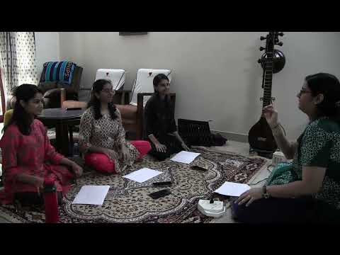 Amrutha Venkatesh teaching Hamsanadam Varnam | Excerpts|