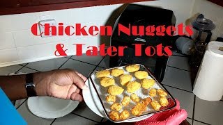 Frozen Chicken Nuggets & Tater Tots, Power Air Fryer Oven Elite