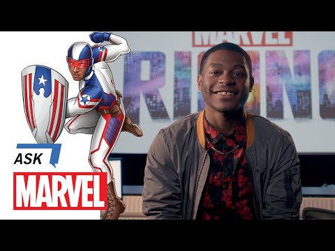 Kamil McFadden, Marvel Rising's Patriot, Answers YOUR Questions | Ask Marvel