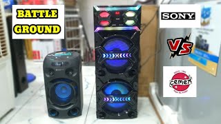 Sony MHC-V02 VS Cemex T-8100 BATTLEGROUND ⚡SOUND COMPARISON ⚡LET'S SEE WHO IS THE BEAST