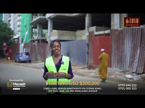 5 Bed + DSQ DUPLEX Apartment in Parklands #LuluResidency #Nairobi