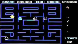 Munch Mania on Sony Hit Bit MSX vintage home computer. Gameplay & Commentary