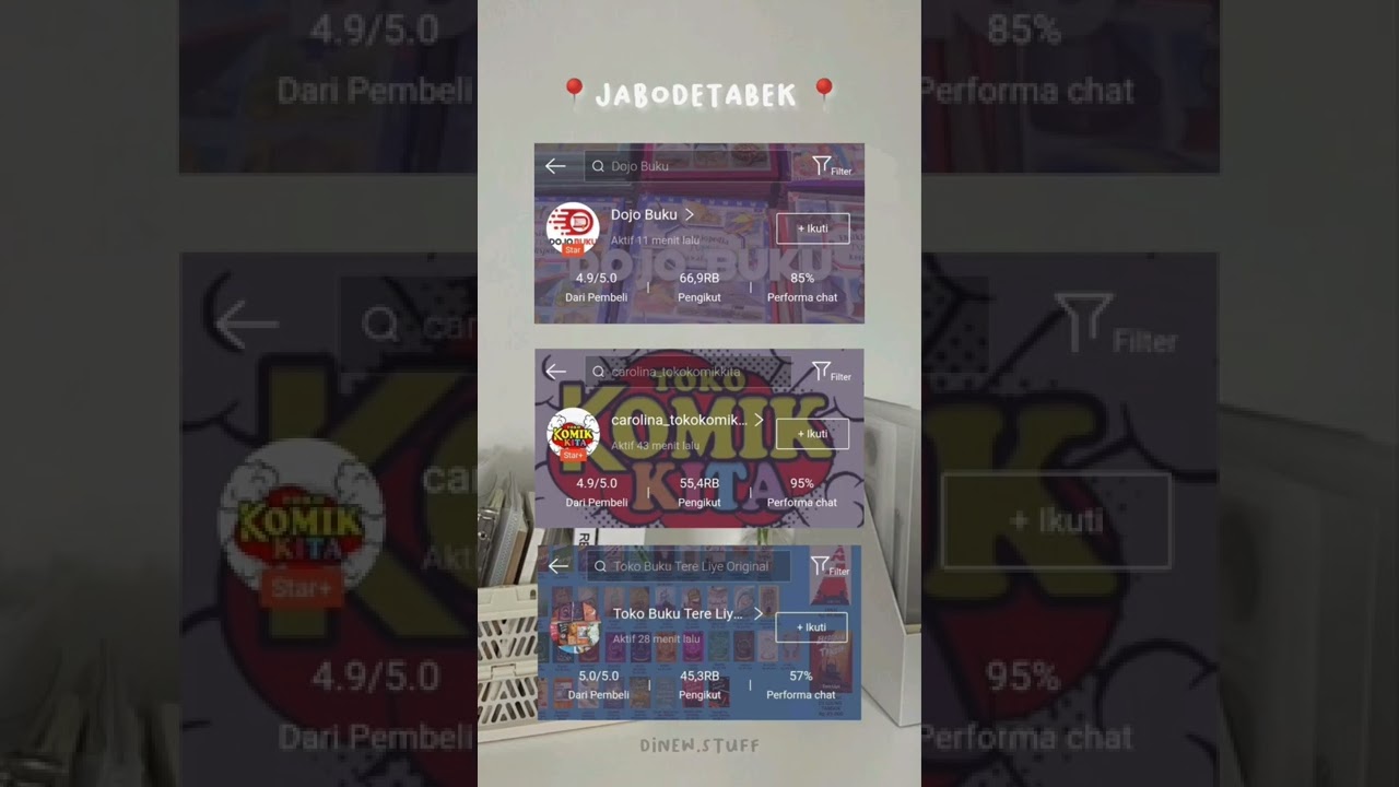 online bookstore on shopee