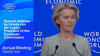 Special Address by Ursula von der Leyen, President of the European Com