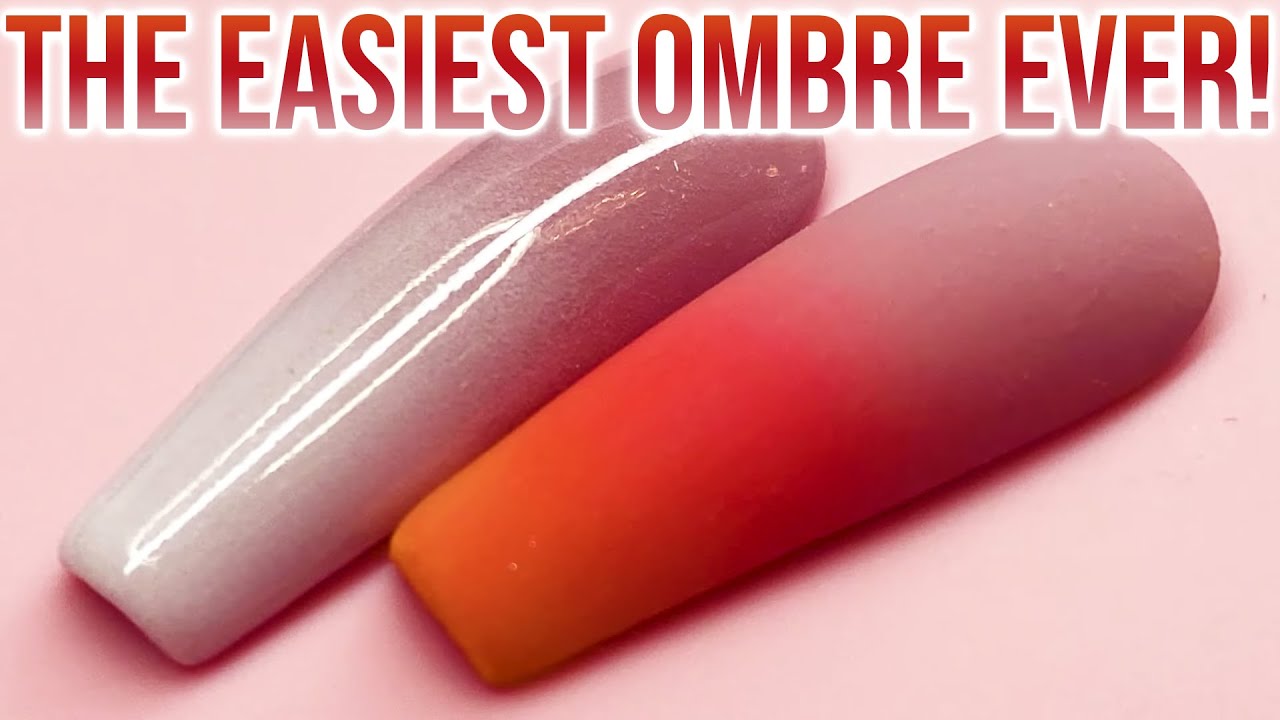 The Simplest Ombre Ever Dip Nail Ombre