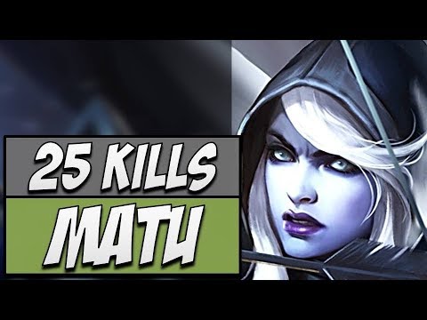 Liquid.Matumbaman Drow Ranger - 25 KILLS | Dota Gameplay