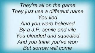 Morrissey - Sorrow Will Come In The End Lyrics