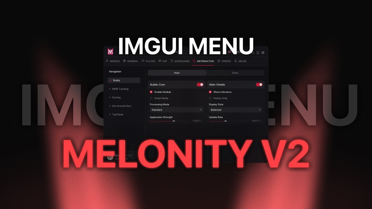 🔴 Melonity V2 IMGUI Menu Showcase