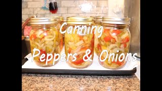 Canning Peppers and Onions