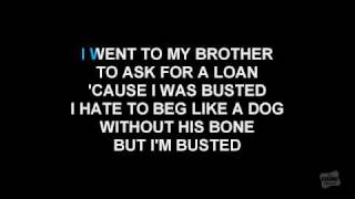 Busted in the style of Ray Charles karaoke video