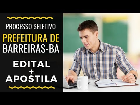 Como Baixar Apostila Prefeitura de Barreiras BA 2019 em PDF