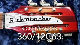 Video thumbnail for My Gear: Rickenbacker 360/12c63 12-String semi-hollow body electric    guitar, Fireglow finish by William Wise Music