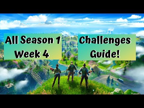 Fortnite Chapter 2 Season 1 Week 4 ALL CHALLENGES GUIDE!