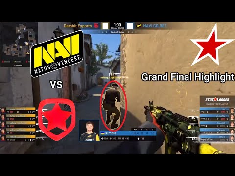 Gambit VS Navi | StarLadder CIS RMR 2021| BO5 - Grand Final HIGHLIGHT| CSGO 4 July 2021
