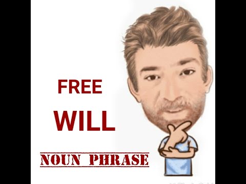 English Tutor Nick P Noun Phrase (324) Free Will - Two Meanings