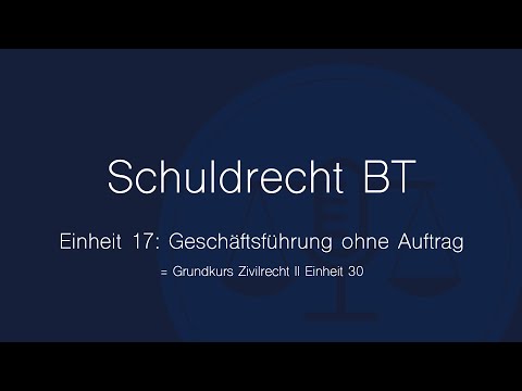Geschäftsführung ohne Auftrag