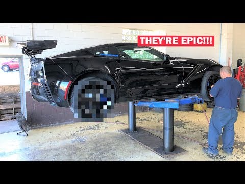 NEW INSANE 2 PIECE DIRECTIONAL WHEELS FOR MY ZR1!!! (BEST WHEELS EVER!)