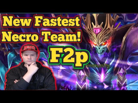 New Fastest F2p Necro Team! ~35sec Avg - Summoners War
