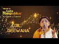 Dil Deewana Lata Mangeshkar Live Queen In Concert An Era In Evening 1997 HD