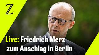 Live: Friedrich Merz zum Anschlag auf den CSD in Berlin