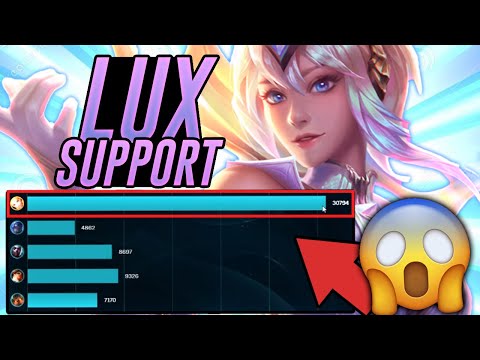 Lux Support does more damage than my whole team combined