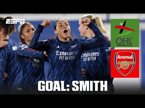 GOAL 0-1! Smith opens the scoring for Arsenal vs. OH Leuven | UEFA Women's Champions League