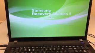 How to restore a Samsung laptop back to factory settings