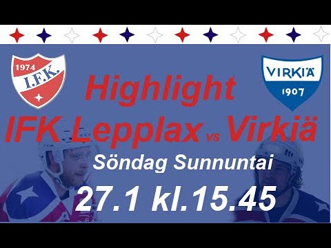 IFK Lepplax - Virkiä 27.1.2019 highlights