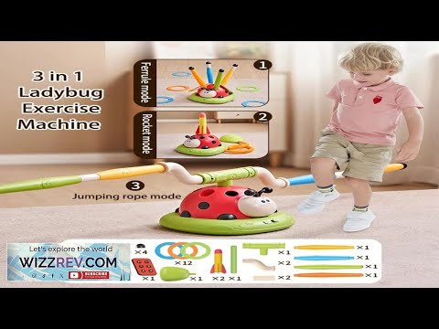 Ladybug Sport Entertainment Game Toy Multifunction Rope Skipping Machine Ferrule Jump Rocket Review