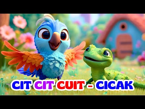 Cit Cit Cuit Cicak di Dinding dan Lagu Anak Indonesia - nursery rhyme Indonesia - Balita TK PAUD