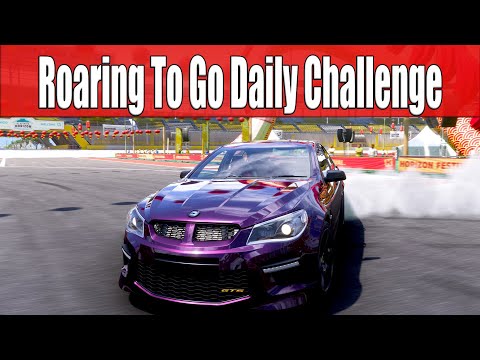 FH5 Roaring To Go Daily Challenge Earn an Ultimate Burnout Skill  at the Stadium Lunar Drift Arena