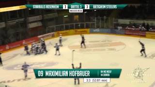 preview picture of video 'DEL2: 04.10.2014 - Starbulls Rosenheim vs. Bietigheim Steelers 4:3 (n.P.)'