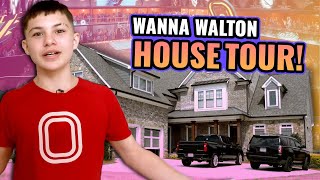 Prodigy WANNA WALTON Gives Mansion Tour! "Ashtray" Spills Euphoria SECRETS & Shows Basketball Skill?