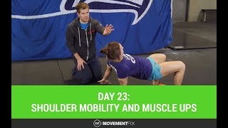 Download lagu Shoulder Mobility for Muscle Ups - Day 23 of 30 - The Movement Fix mp3
