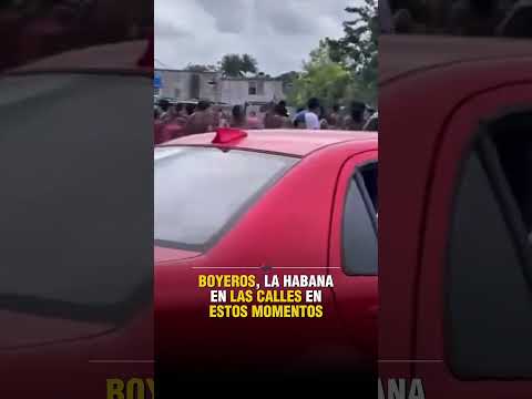 🚨Se reportan protestas en Boyeros, La Habana, en estos momentos #cuba