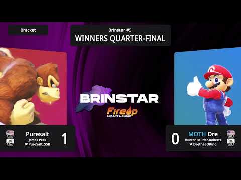 Puresalt (Donkey Kong) vs Dre (Mario) - Brinstar #5 Winners Quarter Finals