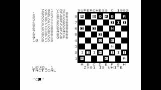 Super Chess for the ZX81