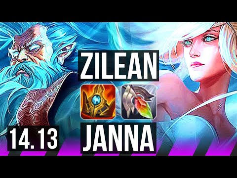 ZILEAN & Zeri vs JANNA & Ezreal (SUP) | Rank 4 Zilean, 1/2/24 | EUW Challenger | 14.13
