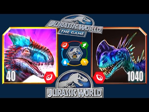 YUDON vs MONOLOPHOSAURUS 1000+ | JURASSIC WORLD THE GAME