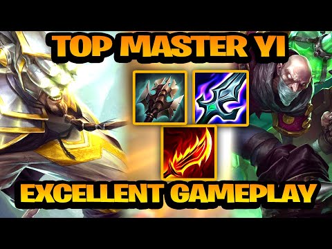 PERFECT GAMEPLAY INTO THE SINGED TOP WITH TOP MASTER YI