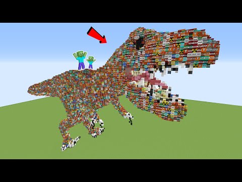 UZAY TNT DİNOZOR PATLATMAK 😱 - Minecraft