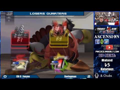 "Ascension 5/7/16" - Ivayne (Wolf) v. Boringman (MK) - Losers Quarters